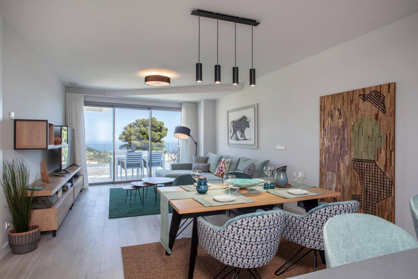 Apartment With Open Sea Views In Mijas Pueblo Exteriör bild